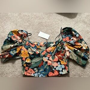 Floral Zara Crop Top